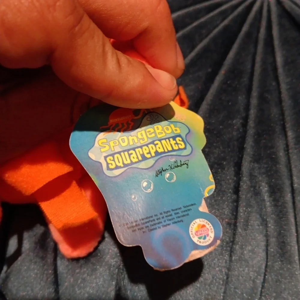 Rare Colors Spongebob Patrick Star Plush Hawaiian Hula Lei  Nanco W/tag 2004